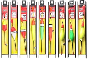 YCZCHE14 Pesca Bobber 9 Piezas Flotadores De Pesca Bobber Set Bobber Ganchos con Plomada, Hilo De Pescar y Anzuelo (5#,7#,9#) para Pescado Grueso, Trucha, Anguila, Lucioperca Ideal para Lagos, Ríos, Arroyos