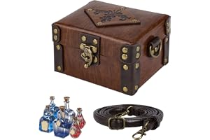 Potion Bottle Box - Tillbehör för justerbar axelrem, medeltida skyltfönster, fantasy rollspel tillbehör, insamling ampuller s