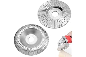 Prmape 2 Pezzi Angle Grinder Disco, Mola per Smerigliatrice Angolare, Disco Abrasivo Legno per Levigatura Intaglio Modellatura Lucidatura