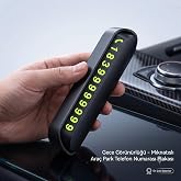 Ara&ccedil; İ&ccedil;i Park Telefon Numarası, Fosforlu Numarat&ouml;r Oto Cam Kartı, Park Numarat&ouml;r&uuml;, A&ccedil;ılır Kapanır Telefon Numarası G&ouml;stergesi