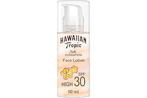 HAWAIIAN Tropic Silk Hydration Air Soft Face Spf 30 - Loción Solar Protectora para el Rostro, Crema Hidratante Facial con Pro