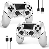 AceGamer 2 Pack Wireless Controller for PS4,Game Controller for PS4/Pro/Slim/PC,Gamepad Joystick with Turbo/Back Button/Dual