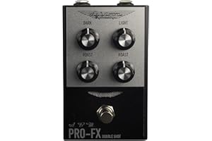 ASHDOWN - ABM PRO-FX DOUBLE SHOT, Pedale Overdrive per Basso Elettrico, Controlli "Dark" E "Roast"