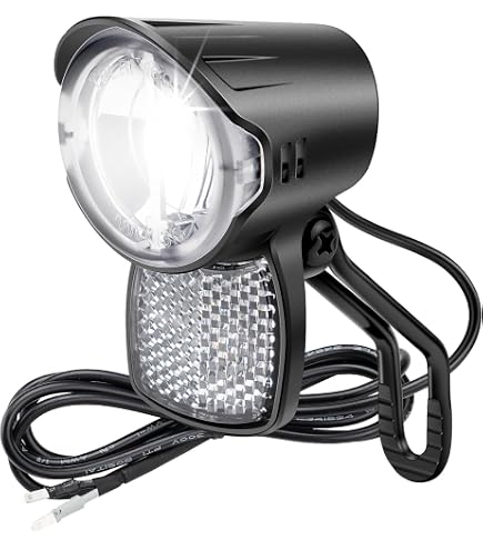 Phare LED Étanche 6V Pour E-Bike Mid Drive Bafang - Lumière Avant Vélo Électrique Avec Klaxon