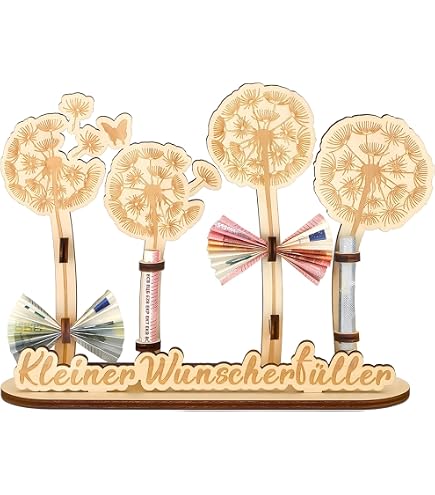Regalo Soldi In Legno Fai Da Te Con Cornice Porta Banconote – Idea Regalo Originale Per Compleanno, Laurea O Matrimonio – Porta Regalo Personalizzato Con Clip Per Biglietti