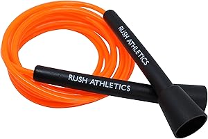 Rush Athletics - Corda per saltare, regolabile, 3,05 m, allenamento per boxe, velocità e agilità, MMA, cardio fitness