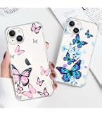 Custodia IPhone 16 Con Fiori E Magneti | Compatibile MagSafe | Trasparente E Antiurto | Silicone Morbido E PC Rigido | Fiore 3