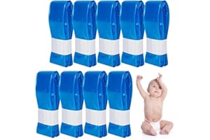 ZORPLEX 9 Pezzi Ricarica Mangiapannolini, 4.5M Ricariche Mangiapannolini Antiodore Inodore Addensata Buste Ricarica, per Twist & Click con Tutti i Secchi Modelli di Pannoliniere