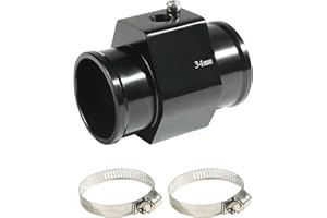 Flaconi Sensor Temperatura Coche,Sensor Temperatura,Adaptador Universal para Sensor de Temperatura del Agua,Adecuado para Manguera de Tubo de Junta de Temperatura del Agua del Automóvil(34mm)