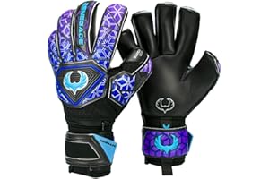 Renegade GK Vortex Goalie Gloves with Microbe-Guard (Sizes 6-11, 3 Styles, Lvl 3) 3.5+3mm Hyper Grip & Super Mesh | Best All-Around Goalkeeper Glove | Max Grip & Protection | Adults, Juniors, Kids