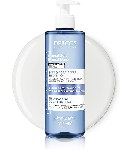 Uriage DS Hair Soft Shampoo With Edelweiss - Deeply Purifies & Soothes - Leaves Hair Soft & Shiny - Fresh & Floral Scent - Everyday Wash - Suitable For Sensitive & Irritated