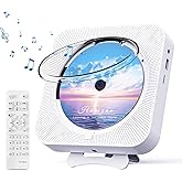 MICOCIOUS Bluetooth Taşınabilir Ev CD M&uuml;zik &Ccedil;alar, Uzaktan Kumanda, Zamanlayıcı, Dahili Hoparl&ouml;rler ve LED Ekranlı - FM Radyo