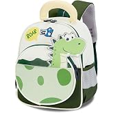 PROTAURI Daycare Backpack for Girls/Boys with Chest Strap, Children's Backpack, Reflective and Waterproof, Lightweight Daycar