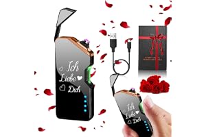 Jag älskar digpresent Tändare för män, fars dag och årsdag presenter till pappa och vänman USB elektronisk tändare