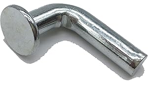 Ewandor Case of 1 Pack, 50 Pcs/Pack, Universal Pallet Rack Drop Pin, Beam Locker Safety Clip, 37/64″ | 0.57″/14.5 mm Flat Head|Silver|M740