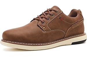 ANALEAF Hombres Oxfords Formal Traje Zapatos con Clásico Moderno Cordones Zapatillas