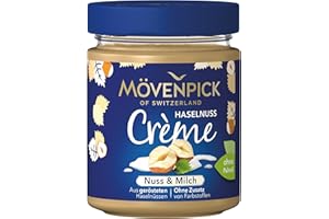 Mövenpick Haselnuss Crème Nuss & Milch, Premium Nuss-Brotaufstrich, 300g
