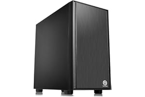 Thermaltake Versa H17 Black SPCC Micro ATX Mini Tower Gaming Computer Case CA-1J1-00S1NN-00