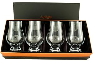 Glencairn officiel verre de Whisky - Lot de 4 - Coffret Prestige