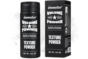 immetee Hair Volume Powder, Gardez des cheveux doux et duveteux toute la journée, poudre pour relever les racines des cheveux, poudre volumisante et texturisante,10g(0.5 oz)