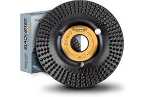 QUALITÄT AUS DEUTSCHLAND BAYERWALD WERKZEUGE Bayerwald"Black Biter" - tarcza do tarcia - Ø 125 mm x 22,2 mm | szybkie i zgrubne szlifowanie drewna i materiałów na bazie drewna | do szlifierek kątowych