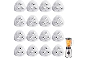 SHUOHONG 16 Pezzi Rotelle per Spostare mobile, Adesive Ruote a Sfera per mobile, Rotazione di 360 Gradi Rotelle Girevoli Autoadesive per Armadio Divano