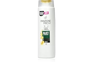 Pantene Pro-V Glatt&Seidig Lot de 6 shampooings 3 en 1 Shampoing et soin intensif 250 ml