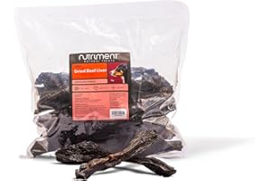 NATURAL TREATS BY PET TREATS WHOLESALE Natural Treats Freeze Dried Beef Liver (1kg) Hypoallergenic Highly Digestible High Protein Vitamin Rich Chews for Dogs