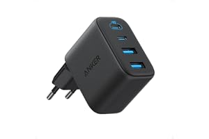 Anker Zolo 50W USB-C-laddare 4-portars med 2 USB-C och 2 USB-A, kompakt snabbladdare för iPhone 17 Pro Max / 16/15/14/13, iPad, Pixel, Galaxy, MacBook (utan kabel)