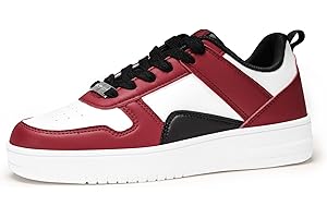 LUCKY STEP Sneakers Moda Donna Scarpe da Tennis Bianche Basse in Pelle con Pietre Luccicanti