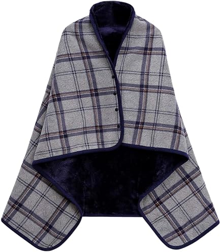 Aymax Poncho à Capuche Dragons Bade - 50x115 Cm Violet Coton Épais