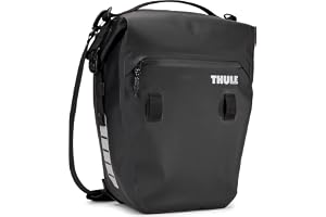 Thule Shield Pannier 22 l enkel svart | Dagliga pendlare förblir organiserade och väderbeständiga med Shield Commuter bagagev