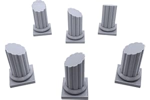 EnderToys Pillars, Terrain Scenery for Tabletop 28mm Miniatures Wargame, 3D Printed and Paintable