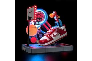 BRICKBLING Light Kit Compatible with Lego 43021 Nike Dunk Trickshot (No Model), Decoration Lighting Set Compatible with Lego Nike Dunk Trickshot Creative Toys