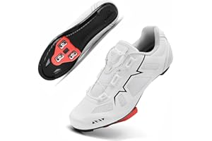 YIHOODA Fahrradschuhe Herren Damen Rennradschuhe Kompatibel mit SPD, SPD-SL, Look Keo Klicksystem | Radschuhe für Peloton Bike, Rennrad & MTB | Leichte & Atmungsaktive