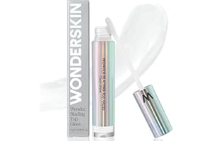 Wonderskin Wonder Blading Top Gloss - Lucidalabbra, Nessuna Sensazione Appiccicosa o Appiccicaticcia, Finish Ad Alto Brillo (Lucentezza chiara)