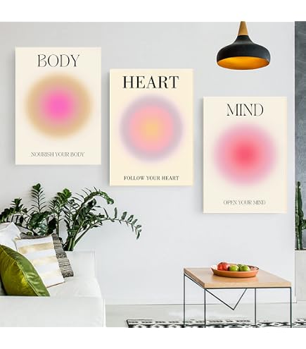 Poster Sur Toile "More Amor Por Favor" - Décoration Murale 20x30 Cm Pour Chambre, Salon, Bureau - 9
