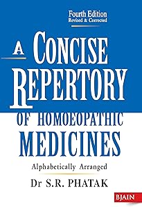 Homeopathic Medical Repertory – A Modern Alphabetical and