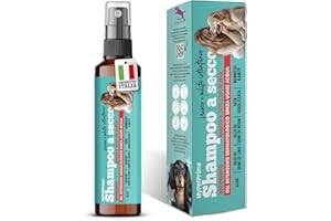 MyPetPrime Shampoo Secco per Cani Gel | NO risciaquo | Antiodore | Dermatologico | Igienizzante, Antiprurito | Con Olio di semi di Neem | Per Tutte le Razze | Made in Italy | Senza Parabeni e Siliconi
