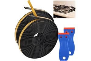 JINSIHU Uszczelka do płyty kuchennej uszczelka piankowa 9mm (W) x 2 mm (D) do zlewozmywaków i płyt kuchennych