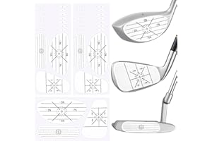 OSDUE Zestaw taśm udarowych golfowych 40 szt./120 szt., naklejki klubowe do drewna, żelazka i miotaczy, samoucząca analiza konsystencji słodkich punktów i strzałów, przydatna pomoc treningowa poprawia