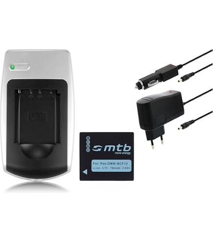 Chargeur Double PANASONIC LUMIX DMC-FS15 - Secteur + Voiture - Modèle DMW-BCF10E / CGA-S009 - Neuf