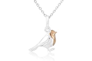 Gemma J Silver Robin Bird Pendant