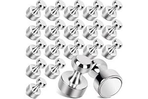 DGDUBRB 20pcs Fridge Magnets for Whiteboard, Small Magnets for Whiteboard, Refrigerator Magnets Neodymium Push Pins Magnets for Crafts Magnet s, Strong Fridge Magnet, for Office, Photo, Map, Office, DIY