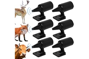 Annlpoy auyentadores de jabalies Coche, Silbatos Ultrasónicos de Caza, Eficaz Ahuyentador de Jabalíes para Coches (6)