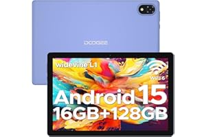 ‎DOOGEE DOOGEE U10 Android 15 Tablet 10 Zoll 16GB RAM+128GB ROM (2TB TF) 5060mAh Kinder Tablet Android WiFi 6, WidevineL1, 8+5MP Dual Kamera, GMS, BT5.0, Type C Tablets PC [2025]