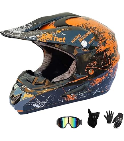 Armatura Protettiva Moto Per Bambini - Set 5 Pezzi (Pettorina, Gomitiere, Ginocchiere) Per Ciclismo, Sci, Skateboard