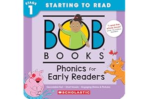 Bob Books - Phonics for Beginning Readers: Phonics, Ages 4 and Up, Kindergarten Stage 1; Starting to Read