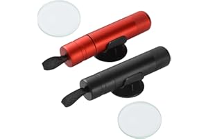 BUCOMTU 2 en 1 Rompe Cristales y Cinturones，2 Martillo de Seguridad para Coche，Viene con soporte，Martillo de Emergencia Coche，Aplicable a Herramienta de rescate de emergencia esencial para coches y autobuses