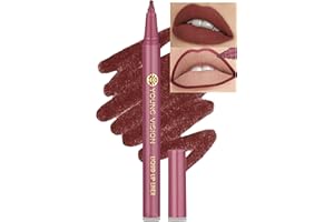 Jutqut Wasserfester Lipliner, Lippenstift Long Lasting, Waterproof Wischfest Lip Liner, Matte Liquid Lippenkonturenstift, High Pigmented Makeup Lip Pencil, Smooth Lippenliner, natürlich Lipstick